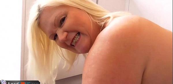  AgedLove Nice blonde granny is fucked by horny man
